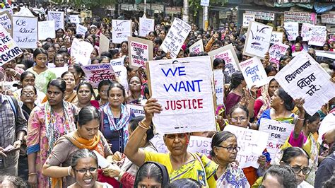 Kolkata protests highlights: BJP’s women’s unit march to State .